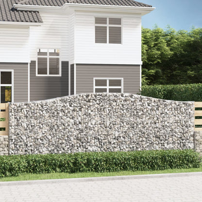 Cestas Gaviones 7 Uds Forma De Arco Hierro 400x30x140/160 Cm_1