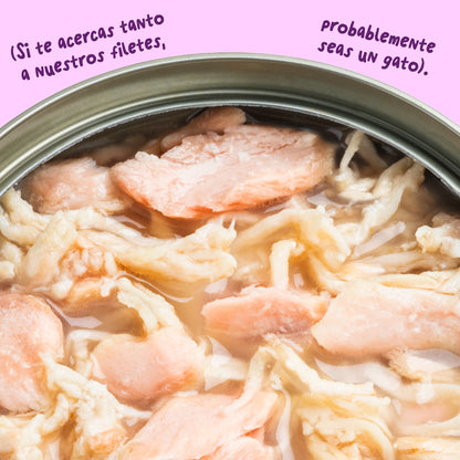 Filetes de salmón y pollo para gatos Edgard &amp; Cooper 70 g