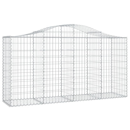 Cestas De Gaviones 10 Uds Forma De Arco Hierro 200x50x100/120cm_2