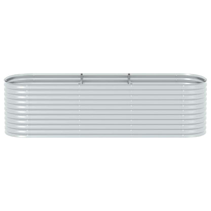 Arriate De Acero Galvanizado Plateado 320x80x81 Cm_4