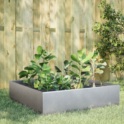 Jardinera De Acero Galvanizado 100x100x41 Cm_1