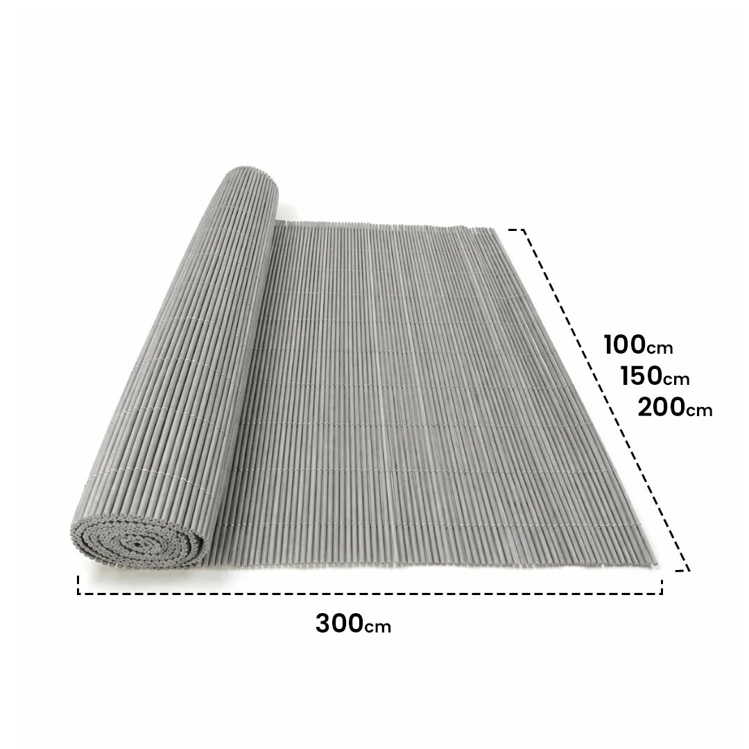 Cerramiento De Mimbre Ecológico Lop Forja Claro 1,5x3 M / Multicolor_3