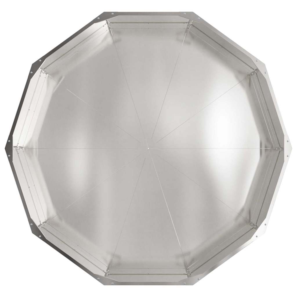 Jardinera Plateado 120 X 120 X 35 Cm Acero Inoxidable_5