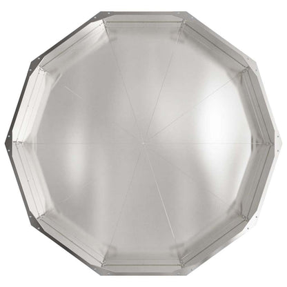 Jardinera Plateado 120 X 120 X 35 Cm Acero Inoxidable_5