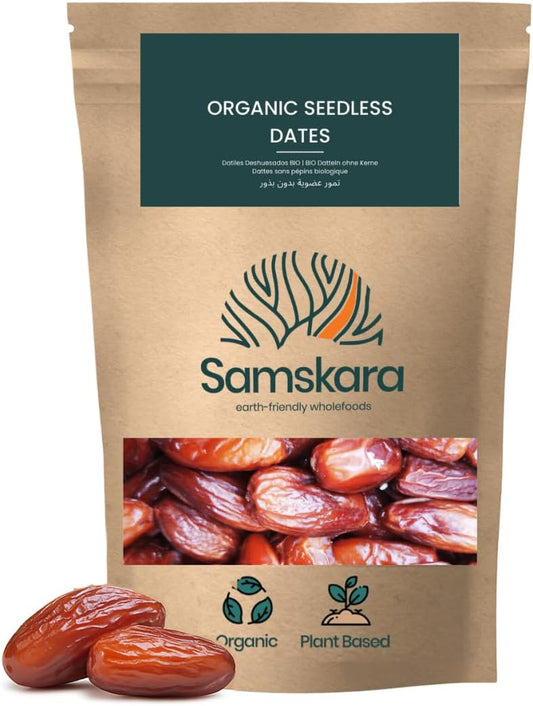 Dátiles Deglet Nour Sin Hueso Bio - 9kg | Dátiles Ecológicos Naturales, Endulzante Vegano Sin Azúcares Refinados_0