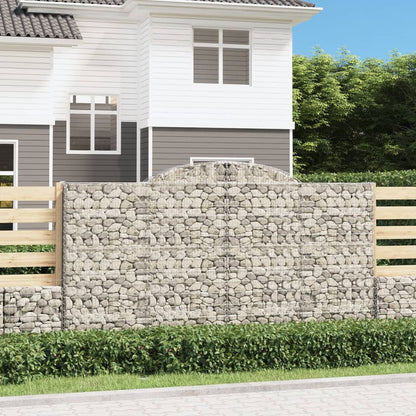 Cestas Gaviones 12 Uds Forma De Arco Hierro 300x50x160/180 Cm_1