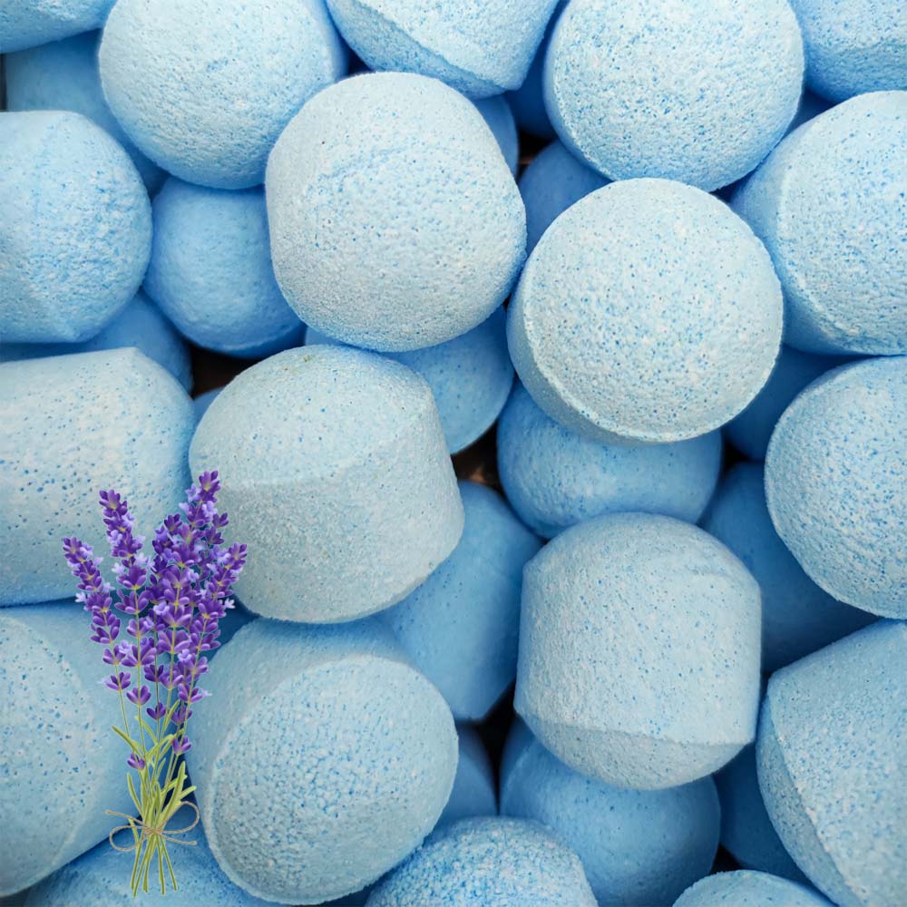 Pack 50 Bombitas Efervescentes. Alivian Pies Cansados, Refrescan E Hidratan - Pedicuras Y Manicuras - Aroma Lavanda_2