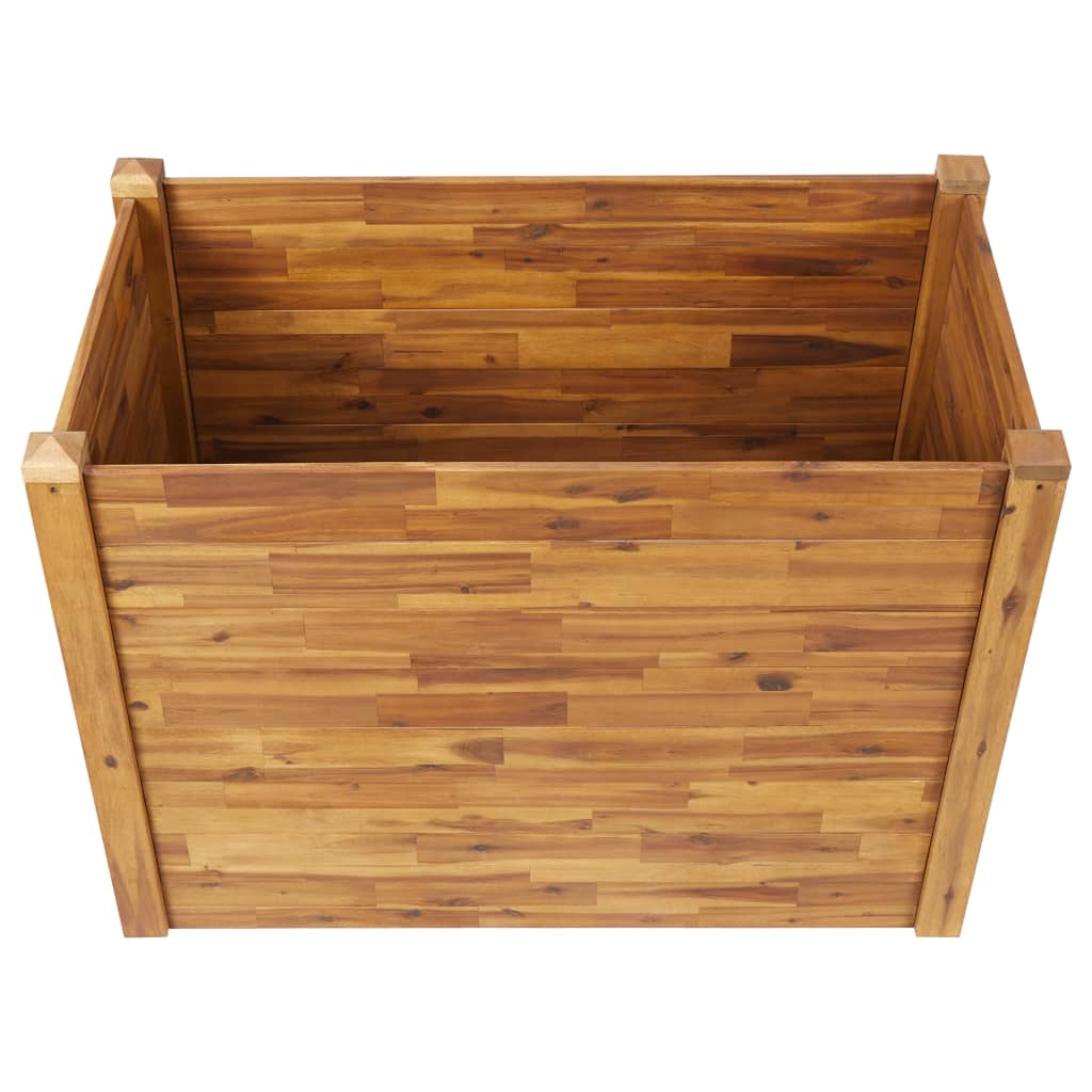 Arriate De Madera Maciza De Acacia 110x60x84 Cm_3