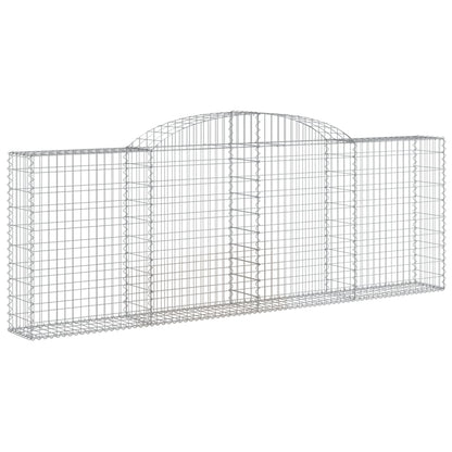 Cestas De Gaviones 6 Uds Forma De Arco Hierro 300x30x100/120 Cm_2