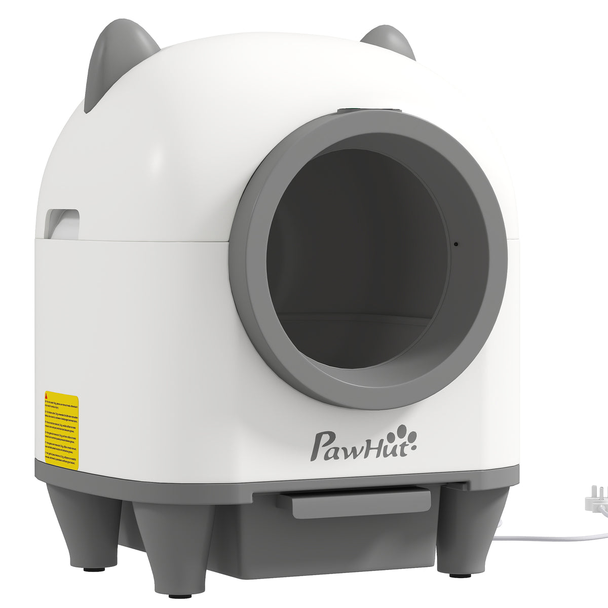 Pawhut Arenero Gatos Autolimpiable 80l Eliminación De Olores Control De App_1