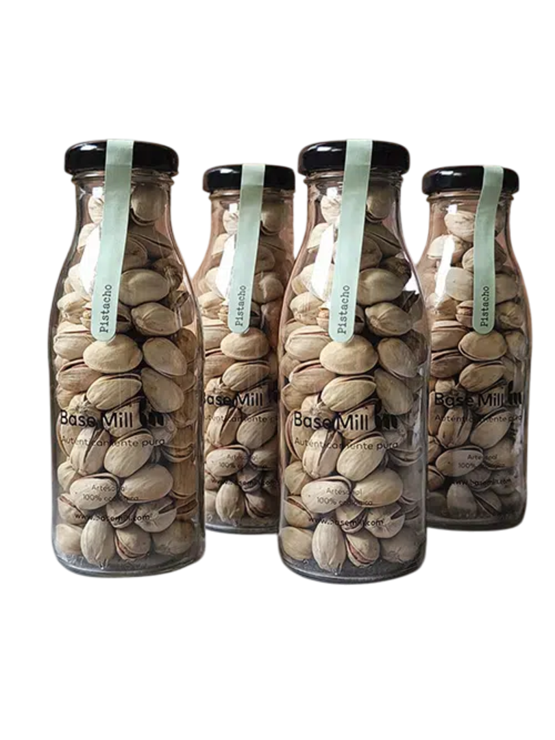 Pack Pistachos Tostados Con Cáscara Eco (4 Botellas 125g)._0