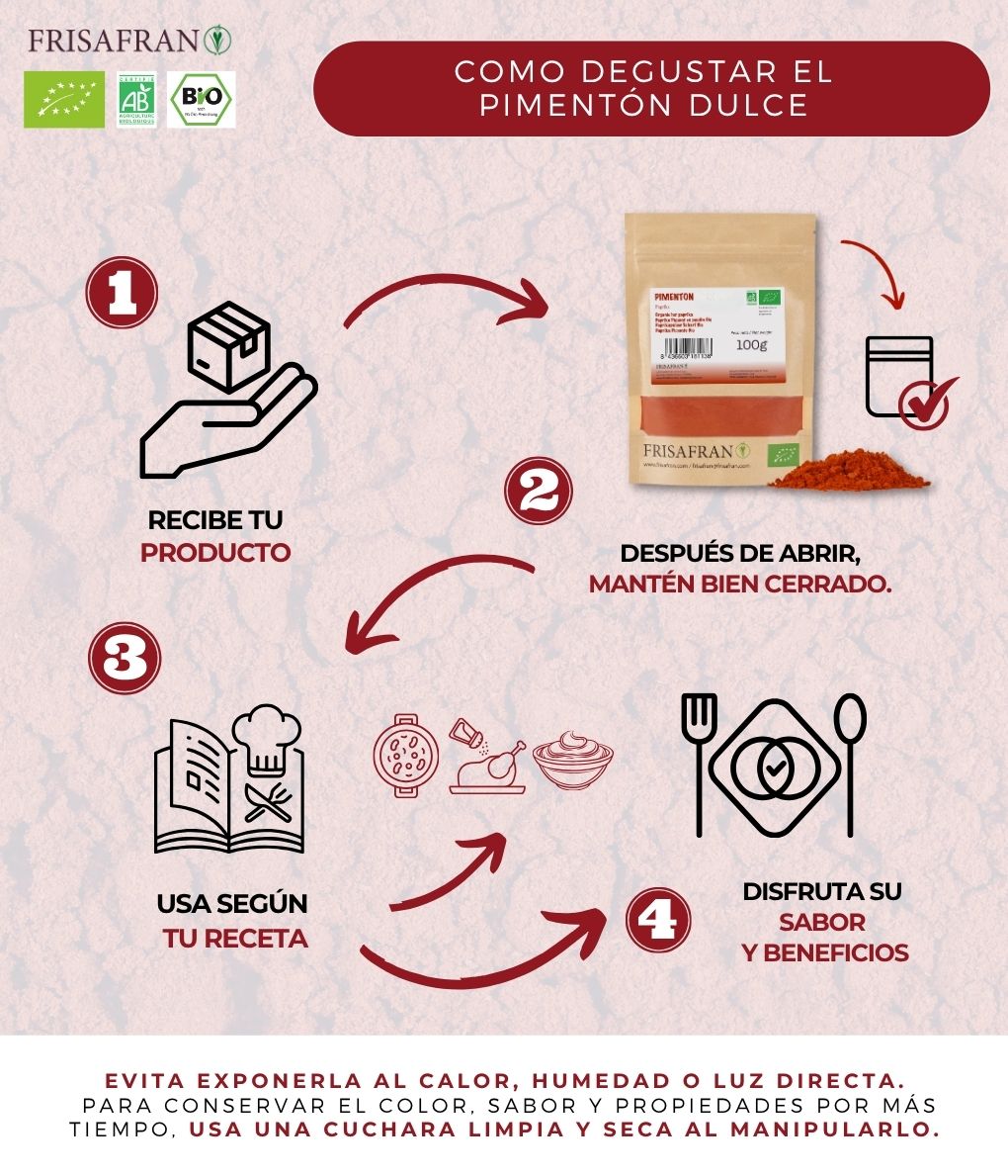 Pimentón En Polvo Ecológico | Sabor Picante 40 G_2