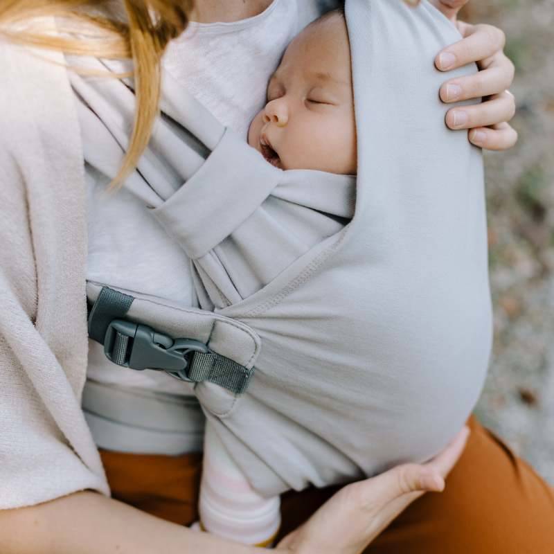 Fular Mochila Portabebé Boba Bliss. Grey_1