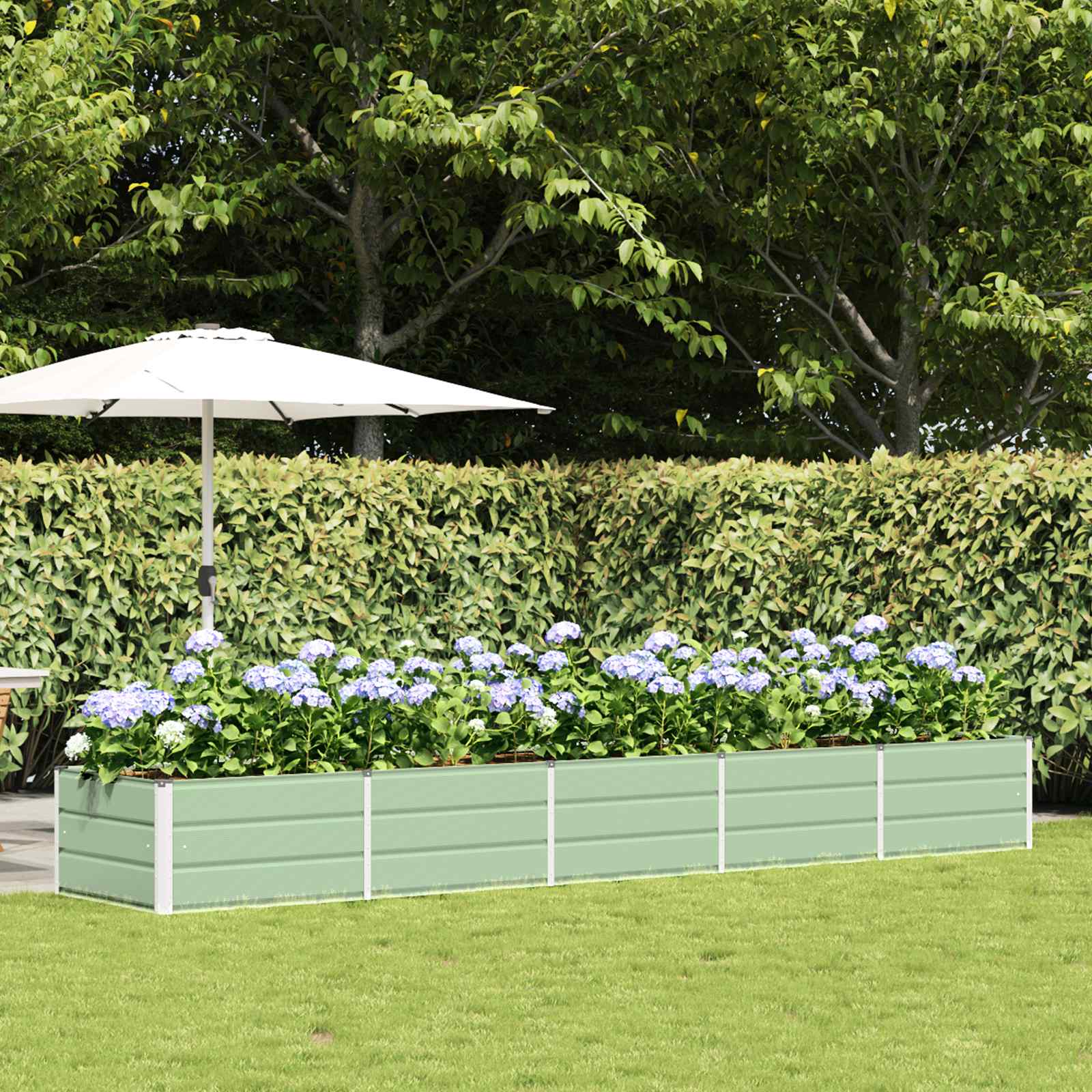 Jardinera Verde 400 X 80 X 45 Cm Acero_1