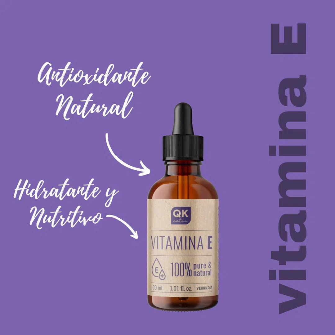 QKnatur - Vitamina E Líquida Pura (tocopherol) 30 Ml - Natural Vegetal - Antioxidante Y Antiedad_1