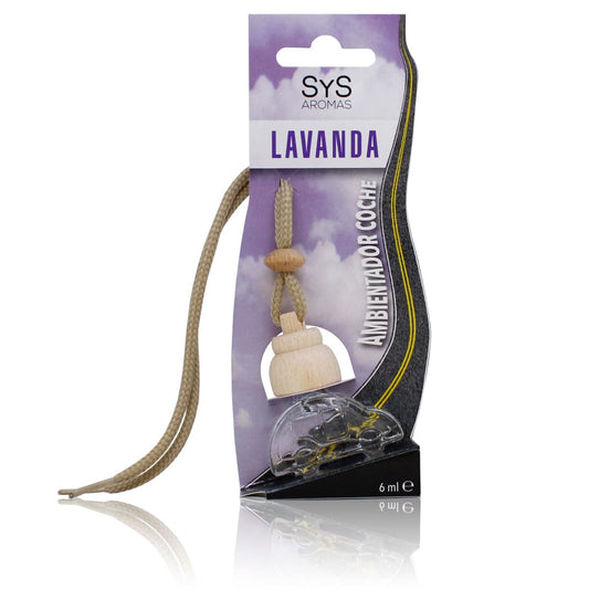 Ambientador Coche Lavanda Little Car SYS Aromas 6 ml | Aroma Floral y Agreste | Suave y Relajante_0