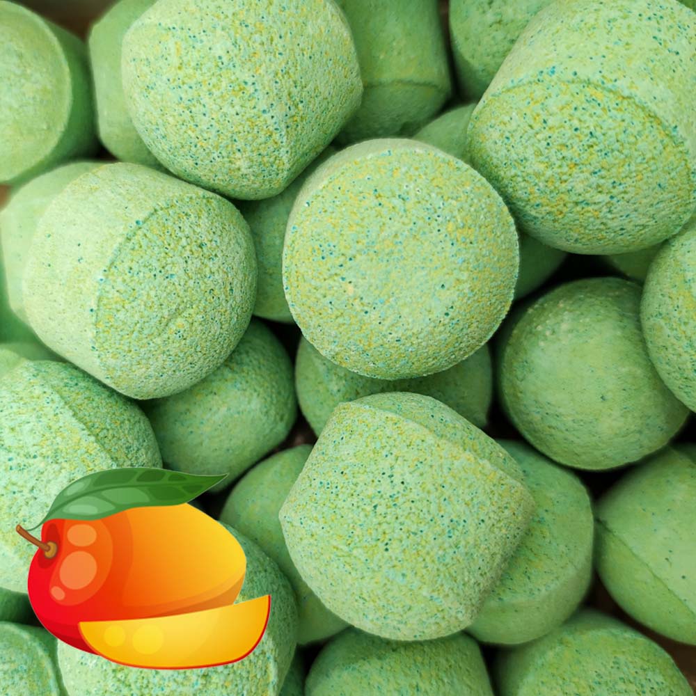 Pack 50 Bombitas Efervescentes. Alivian Pies Cansados, Refrescan E Hidratan - Pedicuras Y Manicuras - Aroma Mango_2