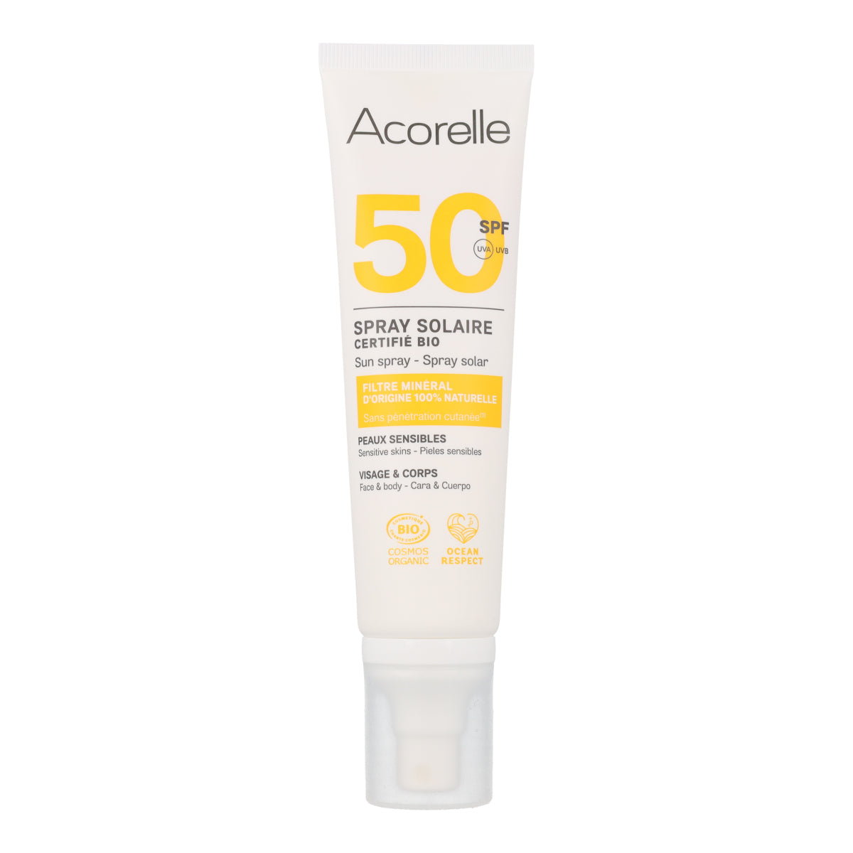 Spray solar Corporal SPF 50 Acorelle 100 ml