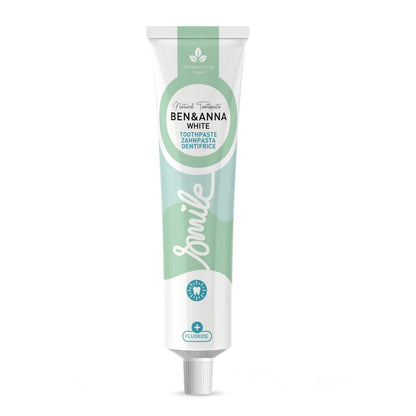 Dentífrico White con flúor Ben &amp; Anna tubo 75 ml