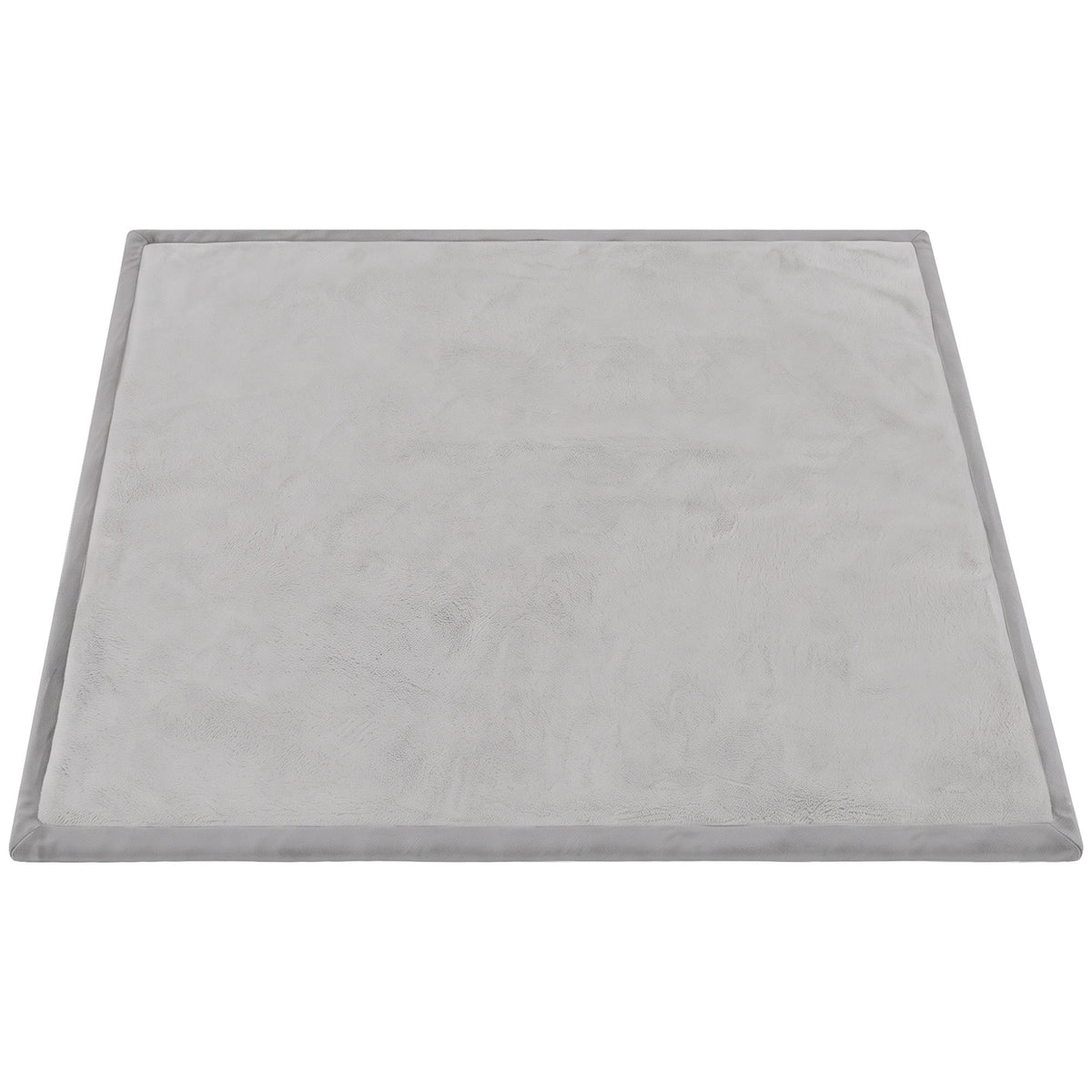 Tapete Infantil Aiyaplay Espuma, Flanela Cinzento-claro 127x127x3 Cm_0