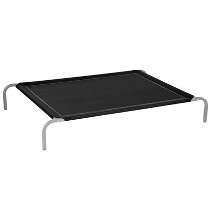 Pawhut Cama Elevada Perros Transpirable Para Interiores Y Exterior 130x90x20 Cm_0