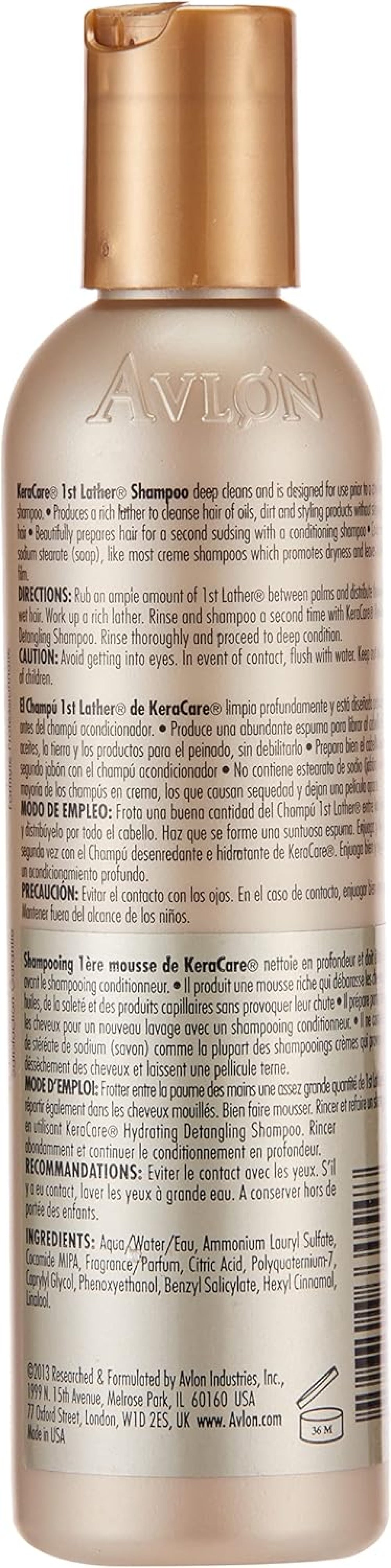 Keracare Professional 1st Lather Champú 240ml_4