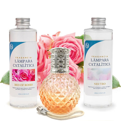 Pack Ahorro Lámpara Catalítica Orange Diamonds + Fragancia Lollipop 500ml + Limpiador Neutro 200ml + Mecha De Repuesto_0