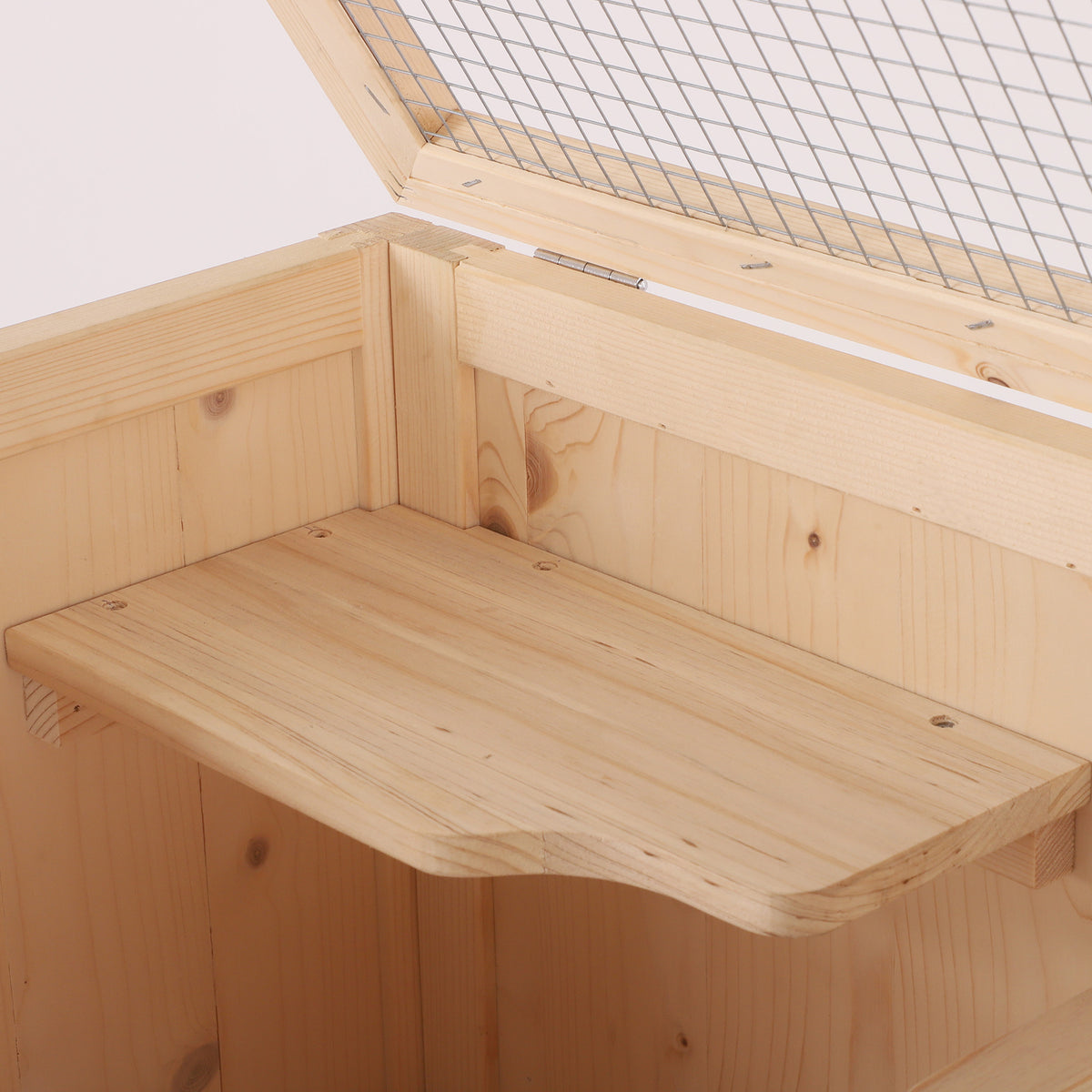 Pawhut Jaula De Madera 5 Pisos Para Hámster Y Otros Roedores Pequeños_4