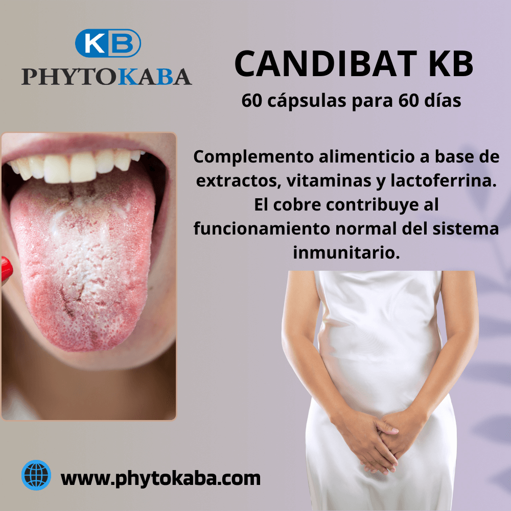 Candibat Kb 60 Cápsulas A Base De Extractos Y Lactoferrina_1