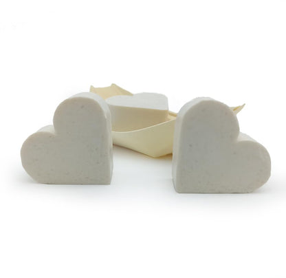 12 Jabones Aromáticos Con Forma De Corazón - Detalle Para Invitados De Eventos. Jabón Glicerina Aroma Coco_4