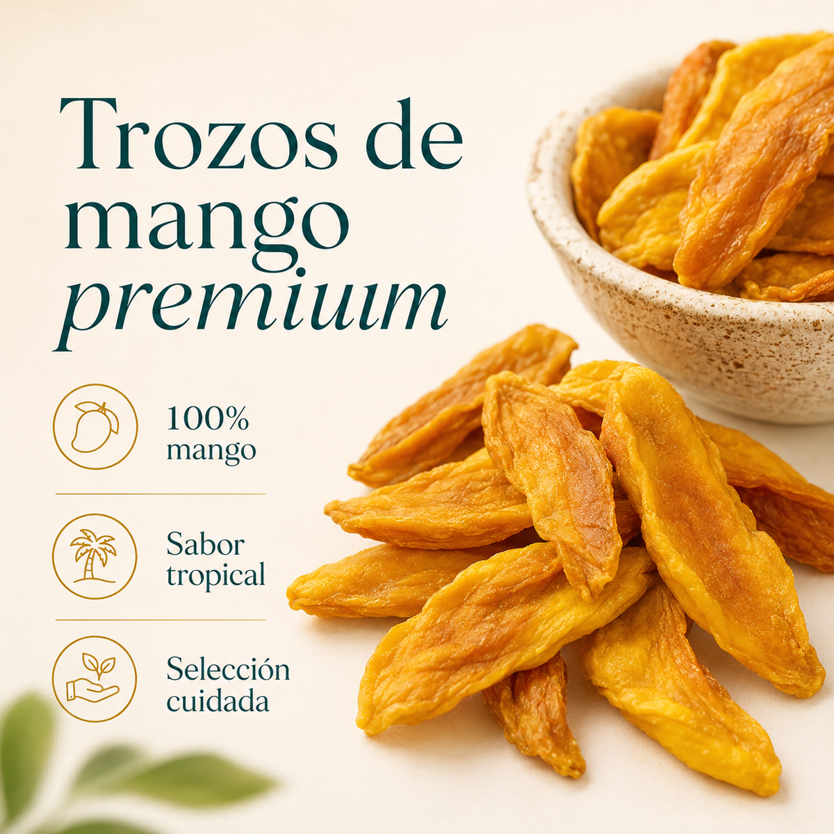 Bocados De Mango Tropical Ecológico Bio - Envasados Al Vacío - Pack 2 X 700g (2 Envases Retail) | Fruta Deshidratada_4