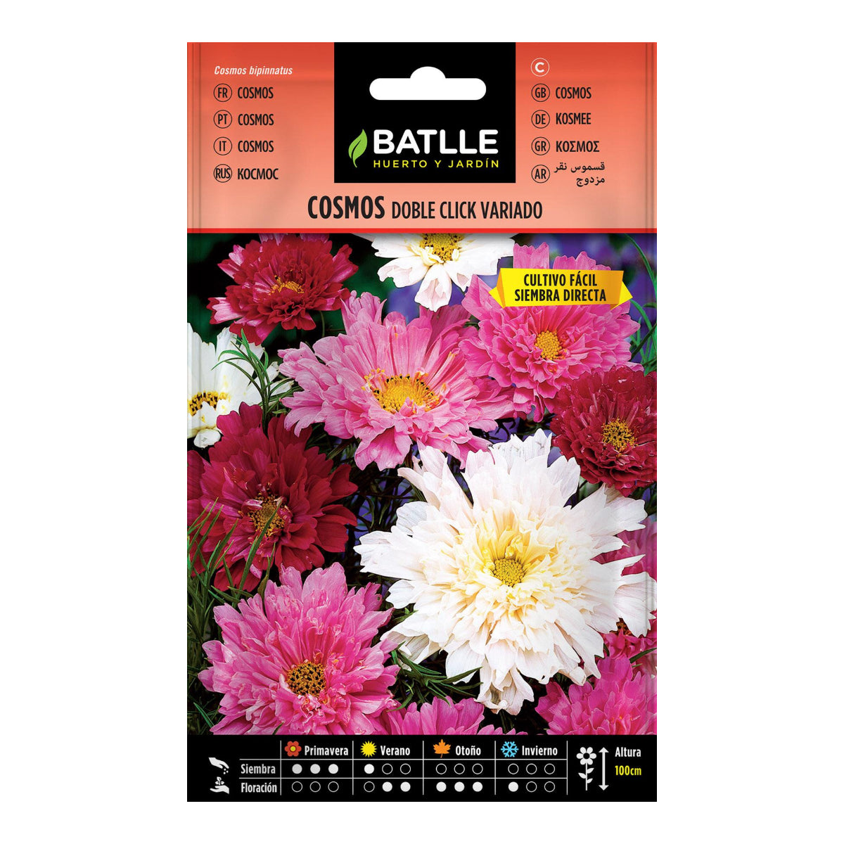 Semillas de Cosmos Doble Click Batlle
