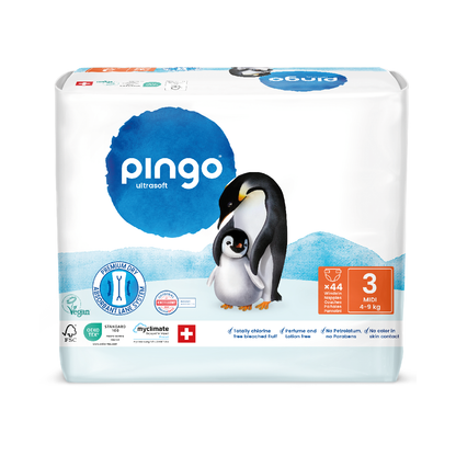 Pack ahorro Pañales T3 (4-9kg) Pingo 176 Uds