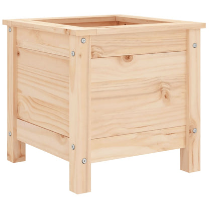 Jardinera Madera Maciza De Pino 40x40x39 Cm_3