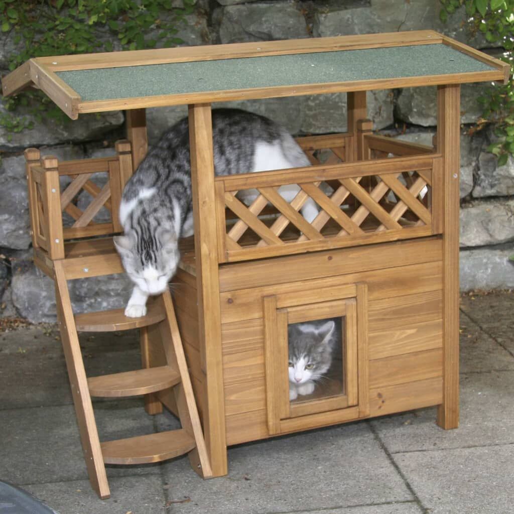 Kerbl Casa Para Gatos Lodge 77x50x73 Cm_3