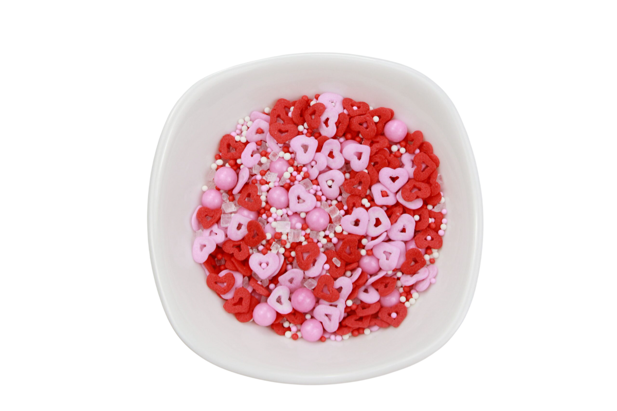 Mix Corazones Abiertos, Bolitas Y Palitos Sprinkles 450g_1