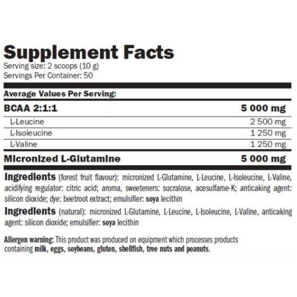 Glutamine + Bcaa 300 Gr Neutro_1