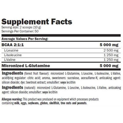 Glutamine + Bcaa 300 Gr Neutro_1