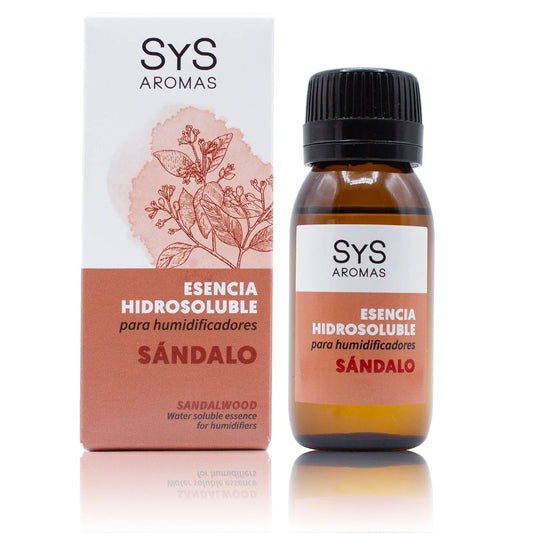 Esencia Hidrosoluble Sándalo SYS Aromas 50 ml | Aroma Especiado y Amaderado | Para Humidificadores y Difusores_0