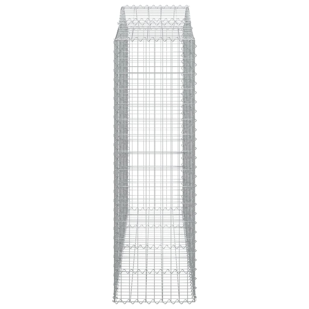 Cestas De Gaviones 4 Uds Forma De Arco Hierro 200x50x160/180 Cm_4