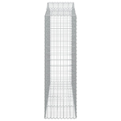 Cestas De Gaviones 8 Uds Forma De Arco Hierro 200x50x160/180 Cm_4