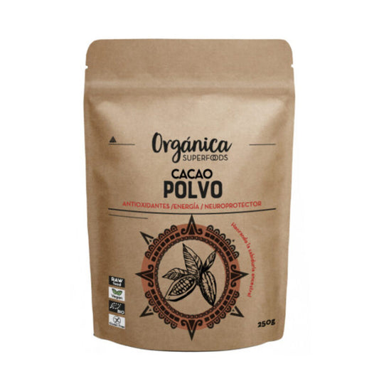 Cacao En Polvo Bio Raw De Perú 200g - Orgánica Superfoods_0