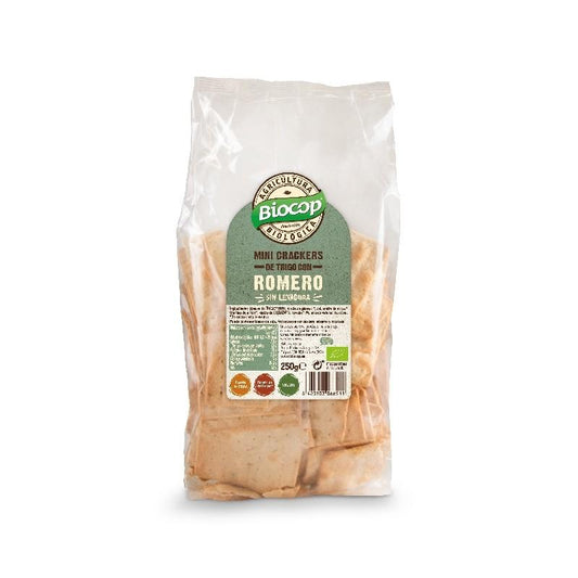 Mini Crackers de Trigo y Romero Biocop 250 g