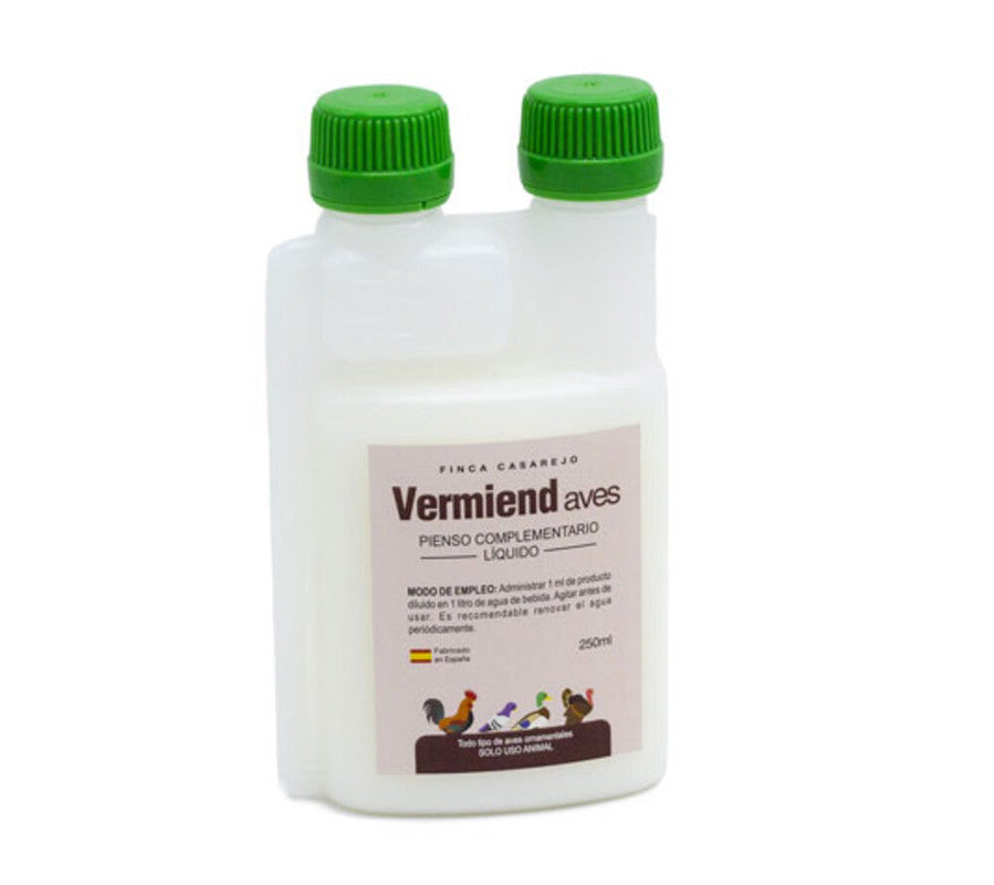 Vermiend 1L – Pienso complementario líquido con extractos Naturales para Aves – Apoyo digestivo y Bienestar intestinal_0