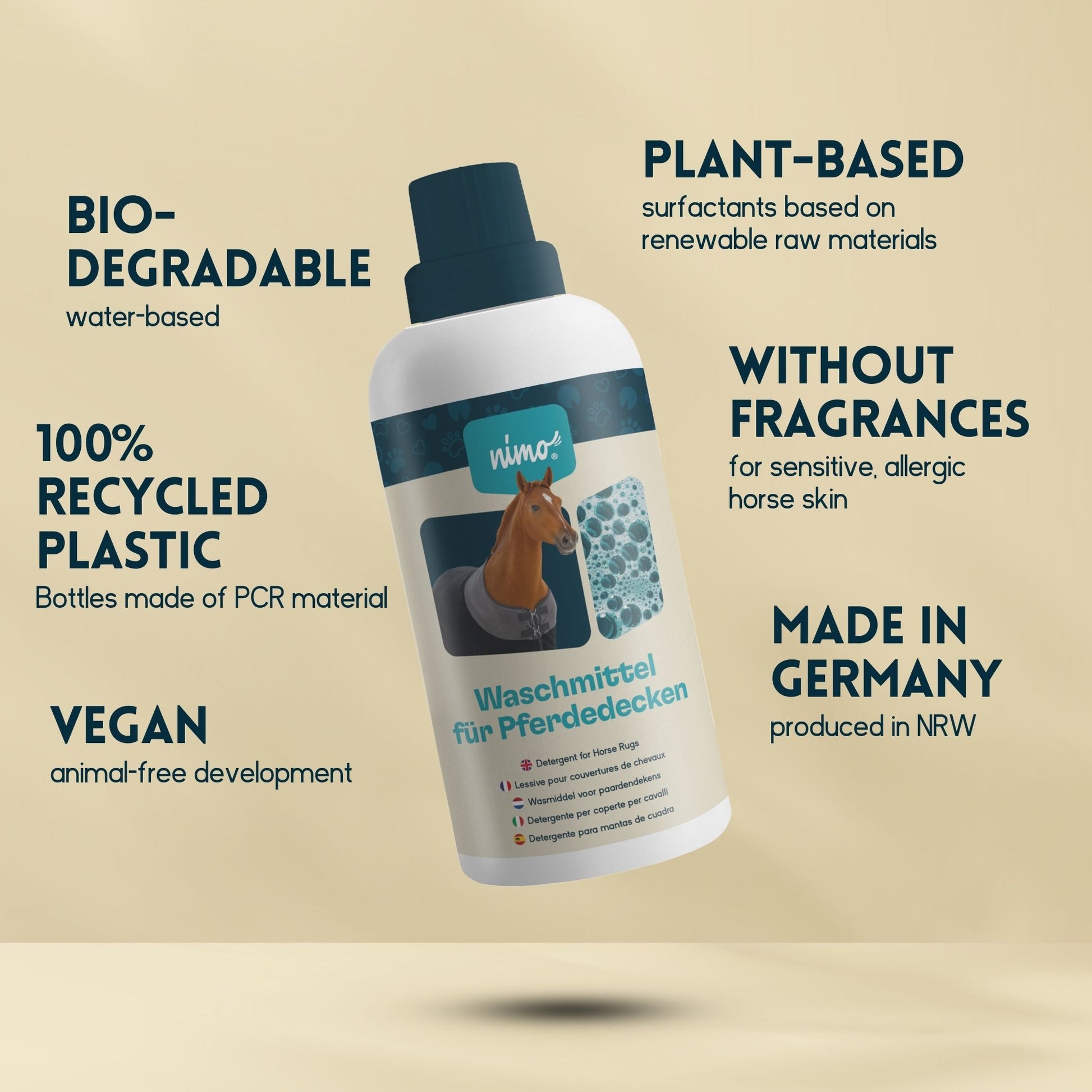 Detergente Para Mantas De Caballo - Nimo - 500 Ml_2