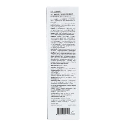 Bruma facial 345 Relief Cream Mist Dr. Althea 100 ml