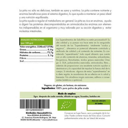 Piña en polvo ECO Salud Viva 125 g