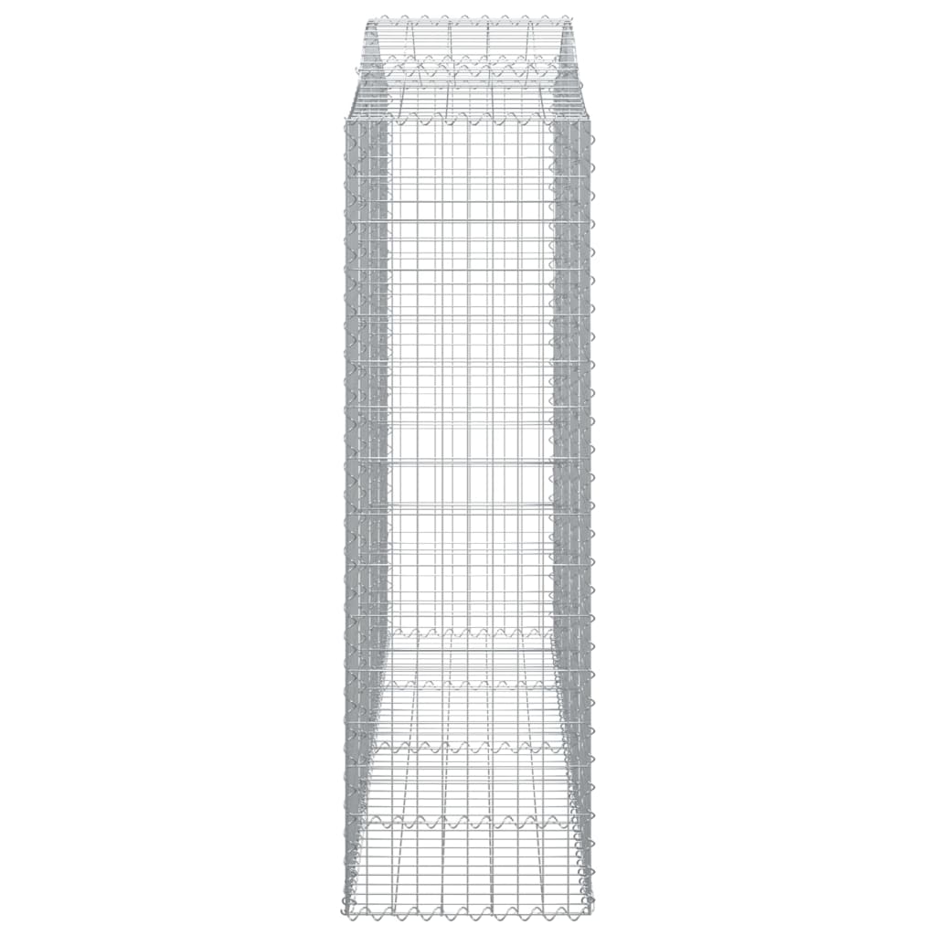 Cestas Gaviones 20 Uds Forma De Arco Hierro 200x50x160/180 Cm_4