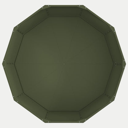 Jardinera Verde Oliva 120 X 120 X 50 Cm Acero_5