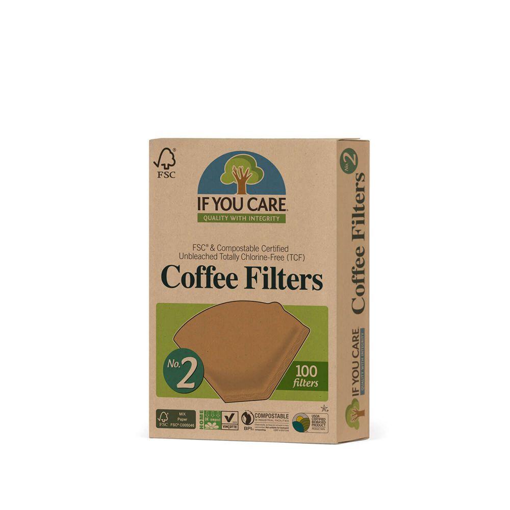 Filtros café nº2  If you Care 100 Uds